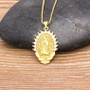 Top Quality 10 Styles Gold Virgin Mary Necklace For Women Men