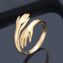 New Romantic Hand with Love Hug Rings