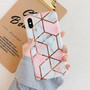 Geometric Marble Phone Cases For iPhone XR XS Max 6 6S 7 8 Plus X