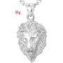 Hot Hip Hop Big Lion Head Pendant And Necklace