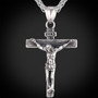 INRI Jesus Piece Crucifix Pendant & Necklace