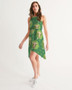 Green Cow Women's High-Low Halter Dress