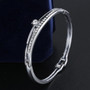12 Styles Love Heart Bracelets Screw Bangles Women Stainless Steel Bracelet Bangle  Inlay Rhinestone Jewelry Gift
