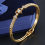 12 Styles Love Heart Bracelets Screw Bangles Women Stainless Steel Bracelet Bangle  Inlay Rhinestone Jewelry Gift