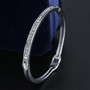 12 Styles Love Heart Bracelets Screw Bangles Women Stainless Steel Bracelet Bangle  Inlay Rhinestone Jewelry Gift