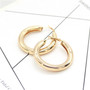 Trendy Fashion Metal Elegant Hoop Earring Woman 2020 New Vintage Gold Color Cheap korean Statement Earrings Accessories brincos