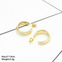 Trendy Fashion Metal Elegant Hoop Earring Woman 2020 New Vintage Gold Color Cheap korean Statement Earrings Accessories brincos