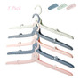 Travel Clothes Hangers - 5Pcs Anti-Slip Grooves Mini Foldable Clothes Drying Rack for Home Camping Indoor Outdoor Skirt Scarves Suits Trousers Pants Shirts Hanger Portable Windproof Easy to Carry