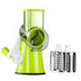 Round Mandoline Slicer Vegetable Cutter Manual Potato Julienne Carrot Slicer Cheese Grater Stainless Steel Blades Kitchen Tool