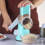 Round Mandoline Slicer Vegetable Cutter Manual Potato Julienne Carrot Slicer Cheese Grater Stainless Steel Blades Kitchen Tool