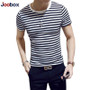 JOOBOX Brand Striped T Shirt Man 2017 Fashion Summer tshirt men Cotton O Neck Short Sleeved Slim Fit Tops Tees camisetas hombre