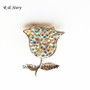 Christmas Flower Snap Charm 18mm Custom Snap Button Jewelry Fashion 2017