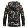 Mu Yuan Yang Fatigues Hooded Zipper Coat Men's Down Jacket Plus Size 2XL 3XL White Duck Down Jacket For Male Warm Overcoat