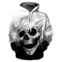 Mr.1991INC Skulls Sweatshirts Men/women Thin Fashion 3d Hoodies Print Skulls Hooded Hoodies With Hat Unisex Pullovers