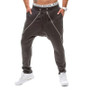 Lrregular Large Zipper Decoration Fashion Trousers New 2017 Men's Street Hip hop Pants Cool Sweatpants Sportwear Pant Men