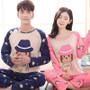 Low Price New 2017 Lovers pajamas women long-sleeved spring thin pajama sets men pure couple pajamas for men set sleepwear suit