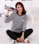 Low Price New 2017 Lovers pajamas women long-sleeved spring thin pajama sets men pure couple pajamas for men set sleepwear suit