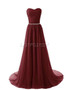LOVONEY Vestido De Festa Chiffon Plus Size Long Evening Dress 2017 Elegant Sweetheart Formal Dresses Evening Party Gown S305