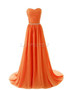 LOVONEY Vestido De Festa Chiffon Plus Size Long Evening Dress 2017 Elegant Sweetheart Formal Dresses Evening Party Gown S305