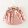 Baby girls jacket Autumn spring Baby Outerwear Infant Solid Princess Windbreakers Toddlers Outerwear Overcoats