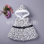 Baby leopard grain vest coat