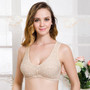 2018 New 100% Cotton Wire Free Maternity Bra For Pregnant Tops Breastfeeding Front 3 Buttons Comfort Feeding Bras For Nursing