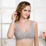 2018 New 100% Cotton Wire Free Maternity Bra For Pregnant Tops Breastfeeding Front 3 Buttons Comfort Feeding Bras For Nursing