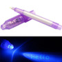 2018 Multifunction Magic Led Lights Yanchao Invisible Light Pen 2 in 1 Combination of Creative Ink Stationery Uv Black Light Pen