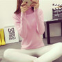 2018 Korean Autumn Winter Thick Women Sweaters and Pullovers Jersey Mujer Turtleneck Long Sleeve Solid Knitted Maglioni Donna
