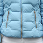 Elexs Big Fur Collar Hoody Slim & Warm Winter Jacket Women Hooded Outwear TSP885