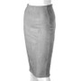 Elegant Women Skirts Spring Fashion Faux Suede Female High Waist Thicken Stretchy Pencil Skirts Bodycon Knee Length Skirts