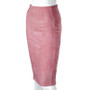 Elegant Women Skirts Spring Fashion Faux Suede Female High Waist Thicken Stretchy Pencil Skirts Bodycon Knee Length Skirts