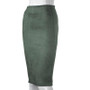 Elegant Women Skirts Spring Fashion Faux Suede Female High Waist Thicken Stretchy Pencil Skirts Bodycon Knee Length Skirts