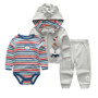 Baby Girl Clothes Set Coat Bodysuit Pants Children Cloth Suit Newborn Baby Boy Girls Clothing roupas bebes meninos kids clothes