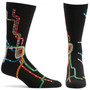 Ozone Socks, New Chicago CTA L Map Men's Sock