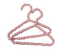 Fully 2pcs/set 7.87x6.69" Baby Kids Wardrobe Beads Pearls Coat Pants Hanger Pet Puppy Dog Clothes Hangers