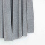 New Women's Long Sleeve Open Front Gray Cardigan