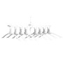 8-in-1 Hangers,Magic Folding Clothes Rack Portable Hanger for Clothes Folding Clothes Hangers for Travel Multi-Function Clothes Drying Rack (White)