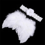 kids newborn Angel Wings Feather Wings Baby Girl hats for girls baby Shoot Hair Accessories Forcaps for boys bonet photo props