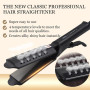 CERAMIC TOURMALINE IONIC FLAT IRON HAIR STRAIGHTENER