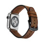 Handmade Double-line Horse Leather Apple Watch Band