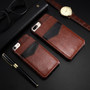 Wallet Card Slot Retro PU Leather Phone Cases for iPhone