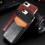 Wallet Card Slot Retro PU Leather Phone Cases for iPhone