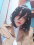 Attack on Titan Mikasa Ackerman Cosplay Costume Wig
