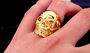 Stainless Steel Skeleton Skull Head Rings