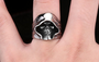 Stainless Steel Death Hell Skull Rings