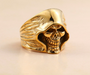 Stainless Steel Death Hell Skull Rings