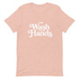 Wash Your Hands White Font Short-Sleeve Unisex T-Shirt