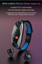 2 in 1 Fitness Bracelet With Wireless Bluetooth Headphone