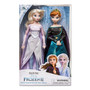 Disney Toys Frozen 2 New Elsa and Anna Princess Doll Toys with Accessories Olfa Sets Girl's Collection Dolls Kids Gifts with Box